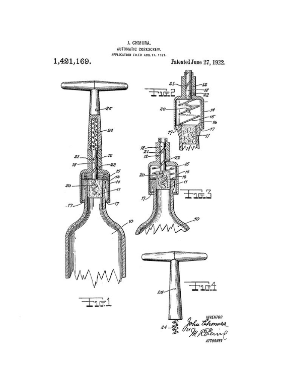 Picture of CORKSCREW PATENT 1