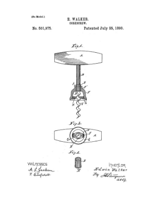 Picture of CORKSCREW PATENT 4