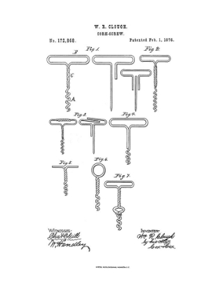 Picture of CORKSCREW PATENT 7