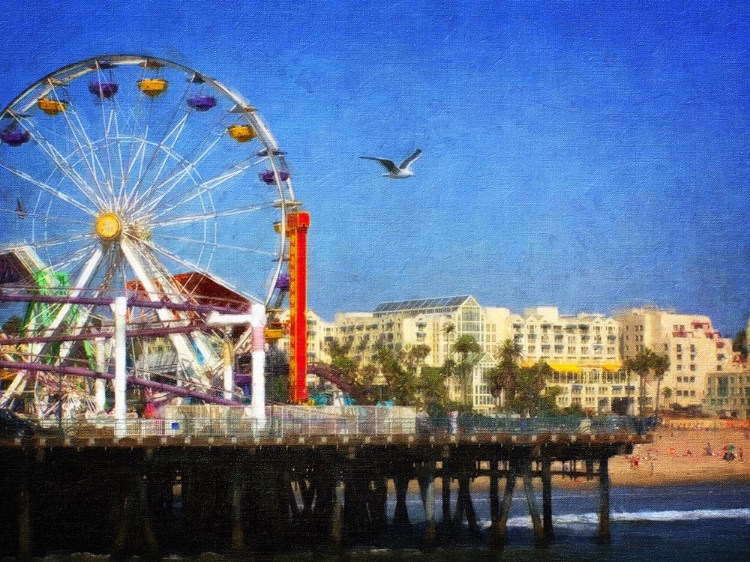 Picture of SANTA MONICA PIER PAINTED