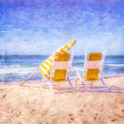 Picture of SUNSHINE YELLOW BEACH CHAIRS
