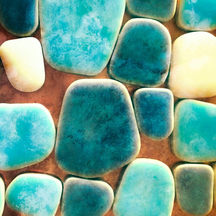 Picture of AQUA STONES ON COPPER