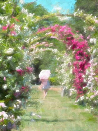 Picture of GIRL IN ROSE GARDEN