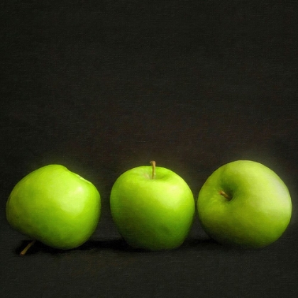 Picture of STILL LIFE GRANNY SMITH APPLES