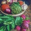 Picture of STILL LIFE VEGETABLE BOWL