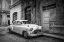 Picture of VINTAGE WHITE CAR IN HAVANA