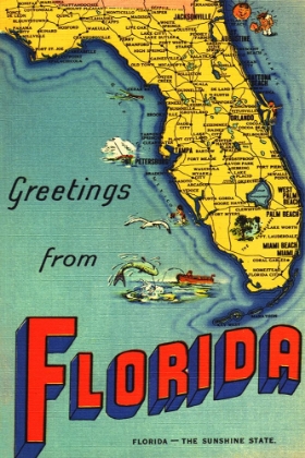 Picture of VINTAGE GREETINGS FROM FLORIDA