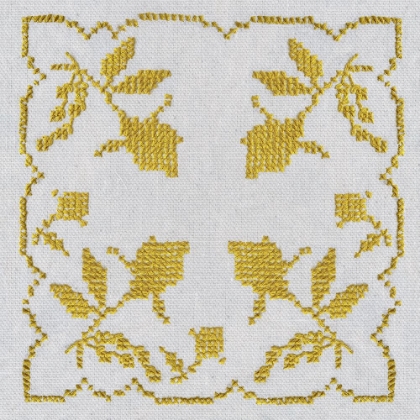 Picture of GOLD FLORAL