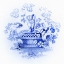 Picture of VINTAGE BLUE BASKET