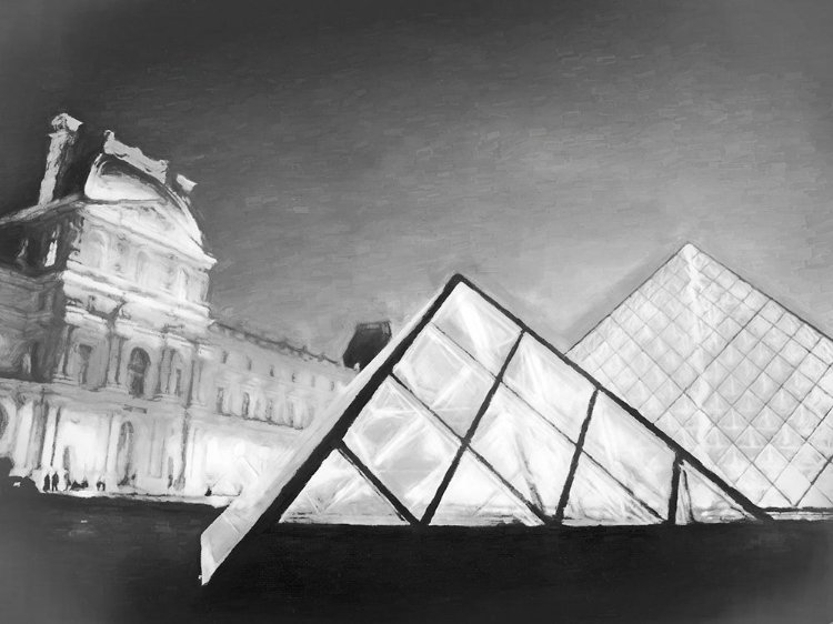 Picture of MIDNIGHT AT LOUVRE