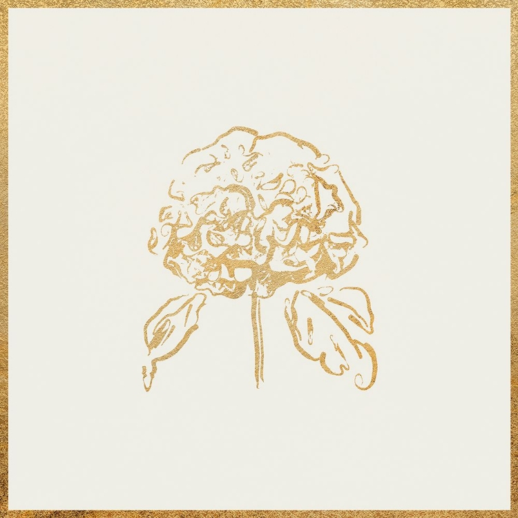 Picture of METALLIC GOLD HYDRANGEA