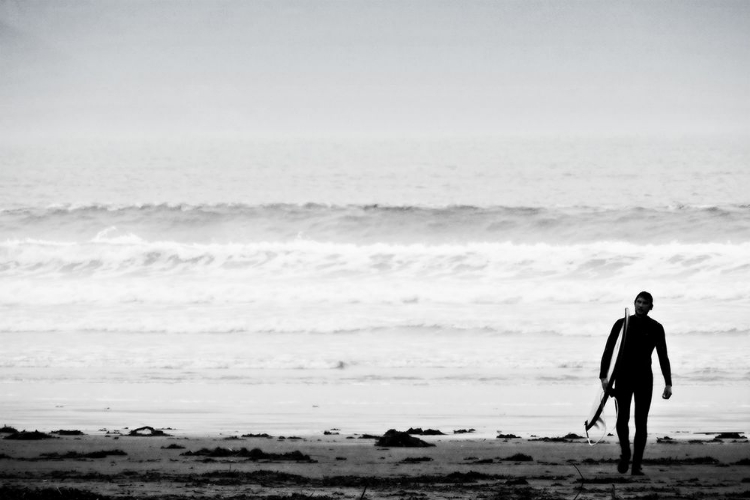 Picture of LONE SURFER SILHOUETTE