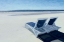 Picture of TWO NAVY CHAISE LOUNGES