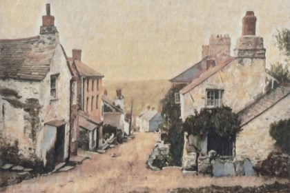 Picture of ENGLISH VILLAGE WATERCOLOR