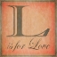 Picture of L IS FOR LOVE
