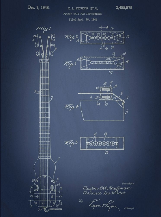 Picture of FENDER GUITAR PATENT