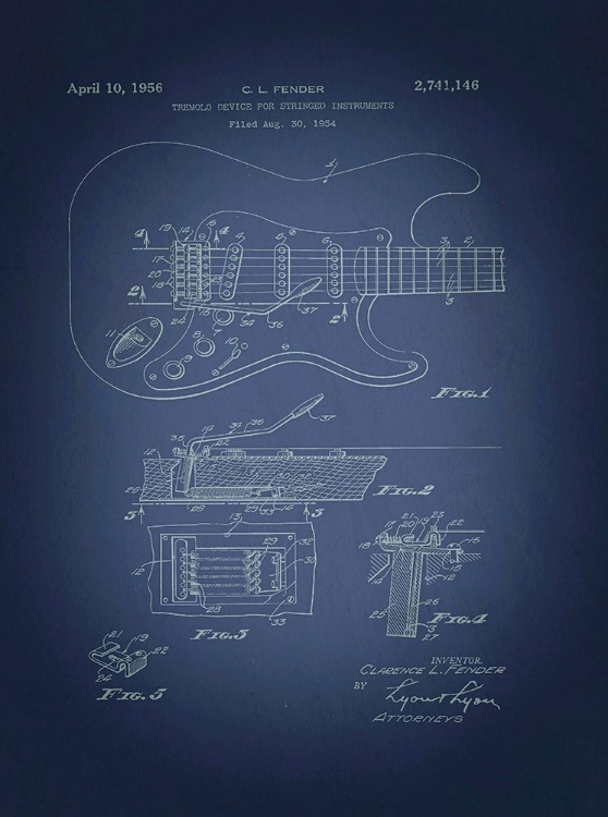 Picture of FENDER TREMOLO DEVICE FOR STRAT