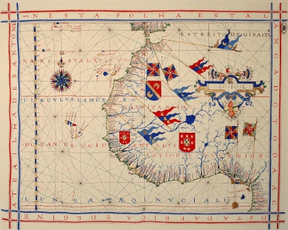 Picture of 1571 FERNAO VAS DOURADO MAP