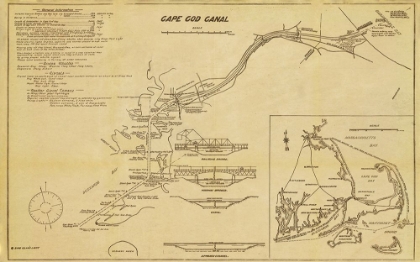 Picture of 1922 CAPE COD CANAL PLANS