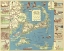 Picture of 1940 COLONIAL CRAFTSMAN DECORATIVE MAP OF CAPE COD
