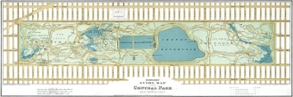 Picture of 1875 CENTRAL PARK RESTORED MAP ????