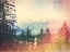 Picture of LAKE LUZERN MOUNTAIN WINDOW VIEW