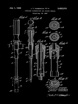 Picture of COMBO SCREWDRIVER SOCKET WRENCH PATENT