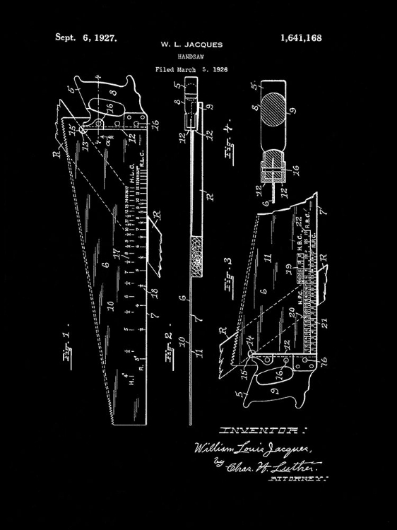 Picture of HAND SAW PATENT