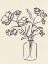 Picture of FLOWERS IN VASE I