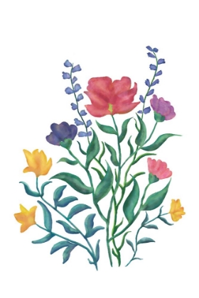 Picture of WATERCOLOR FLOWERS II