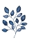 Picture of BLUE LEAVES V