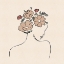Picture of FLOWERS IN HER HAIR