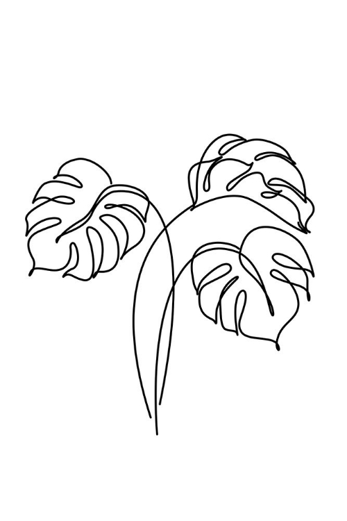 Picture of LEAF LINE ART II