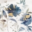 Picture of BLUE WATERCOLOR FLORALS II