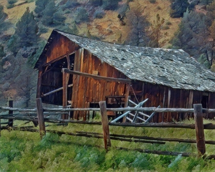 Picture of OLD BARN AND CORRAL