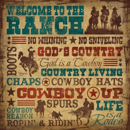 Picture of WELCOME TO THE RANCH