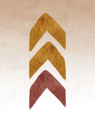 Picture of GOLD AND MAROON TRIBAL ARROWS