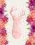 Picture of FLORAL DEER HEAD