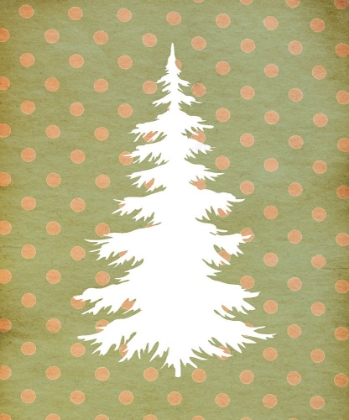 Picture of WHITE CHRISTMAS TREE BG