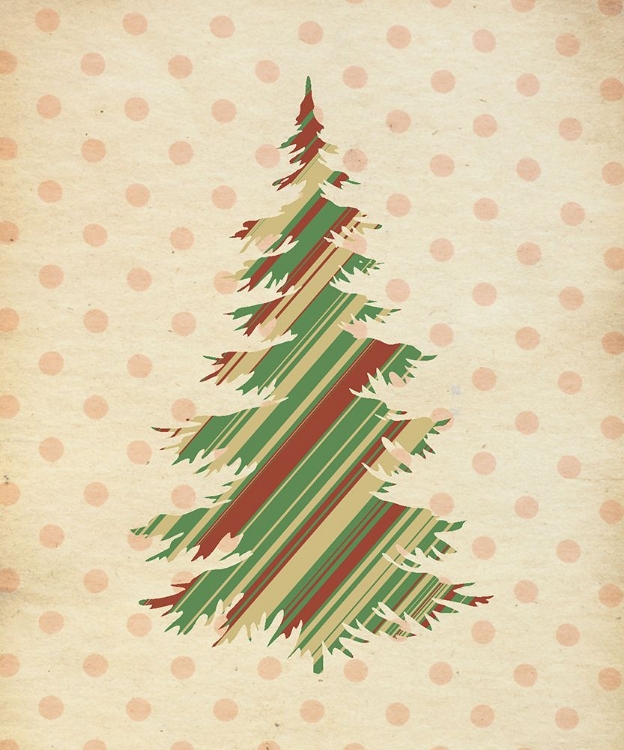 Picture of STRIPED CHRISTMAS TREE