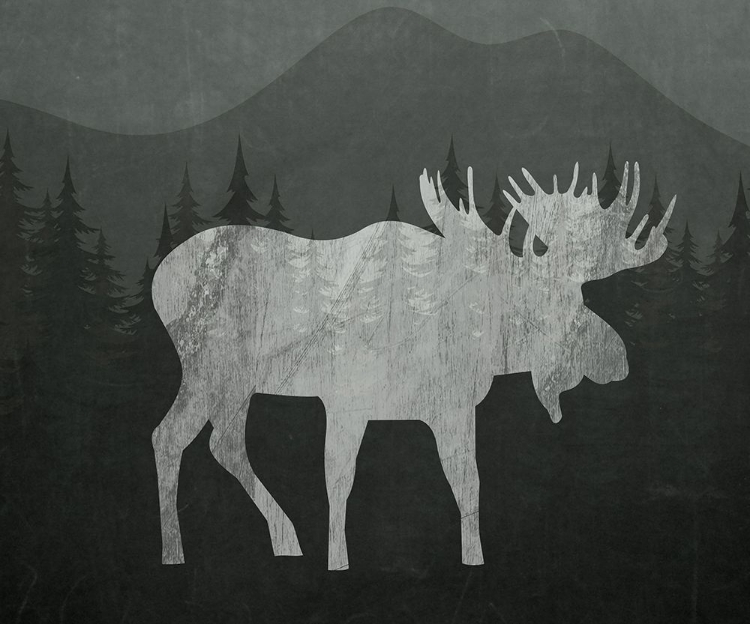 Picture of CHALKBOARD MOOSE