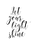Picture of LET YOUR LIGHT SINE