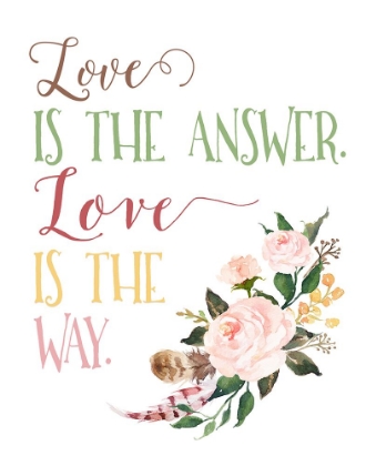 Picture of LOVE IS THE ANSWER