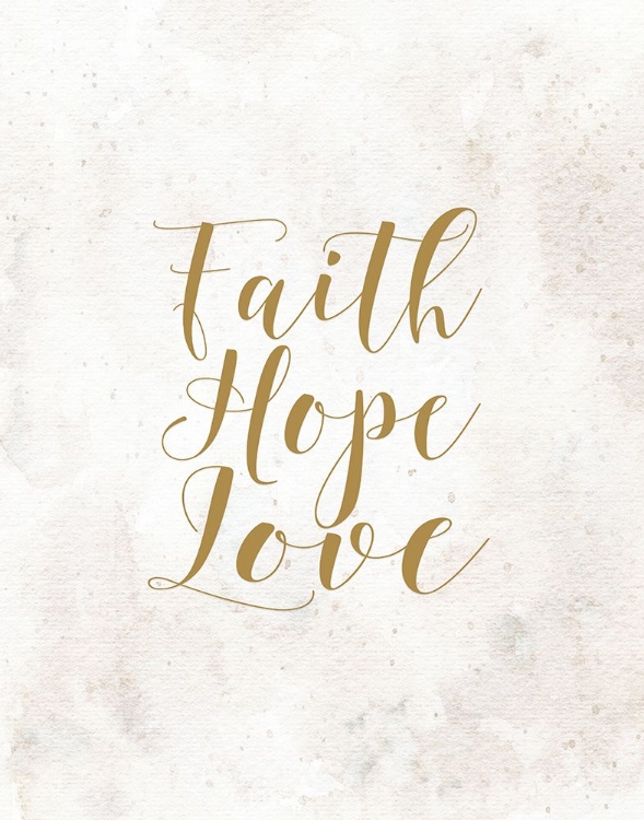 Picture of FAITH HOPE LOVE - TAN