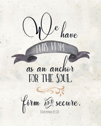 Picture of HEBREWS 6:19