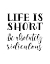 Picture of LIFE IS SHORT