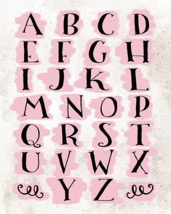 Picture of PINK ALPHABET