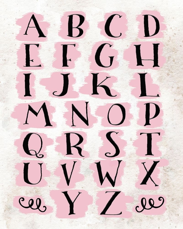 Picture of PINK ALPHABET