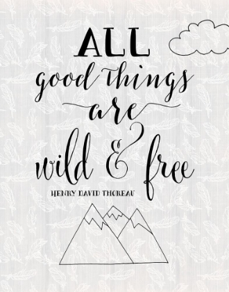 Picture of ALL GOOD THINGS QUOTE II