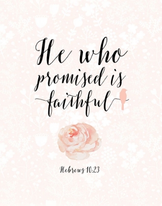 Picture of HEBREWS 10:23 FLORAL